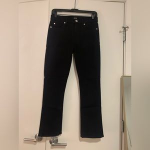 Hudson Harper high rise black jeans size 27
